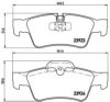 MERCE 0084205320 Brake Pad Set, disc brake